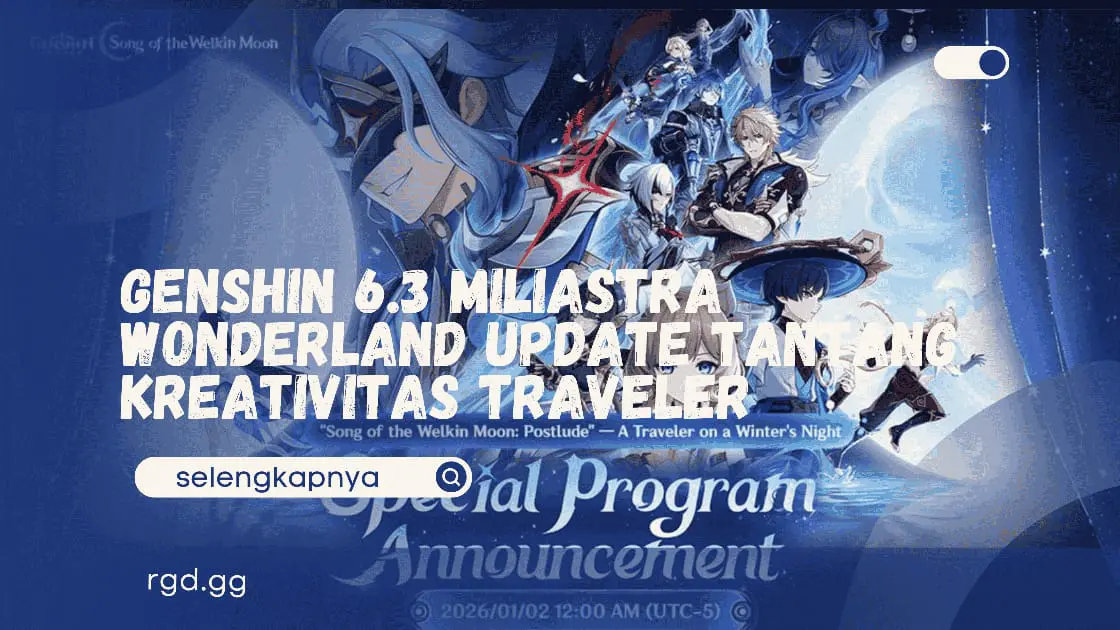 Genshin 6.3 Miliastra Wonderland Update Tantang Kreativitas Traveler