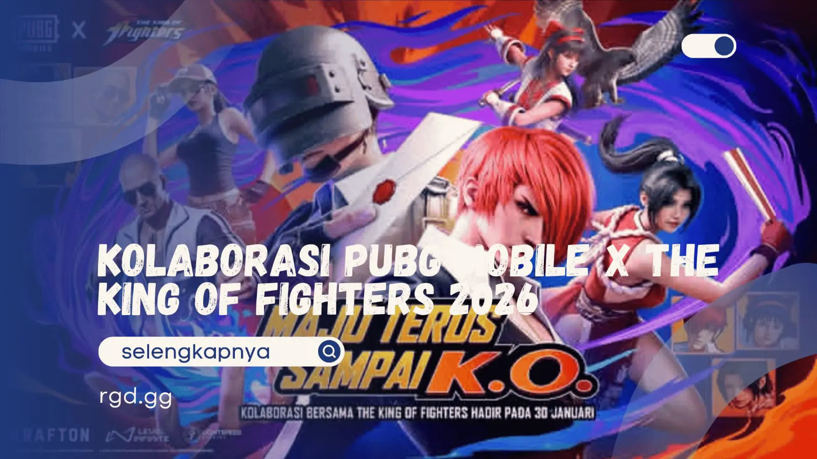 Kolaborasi PUBG MOBILE x The King of Fighters 2026 
