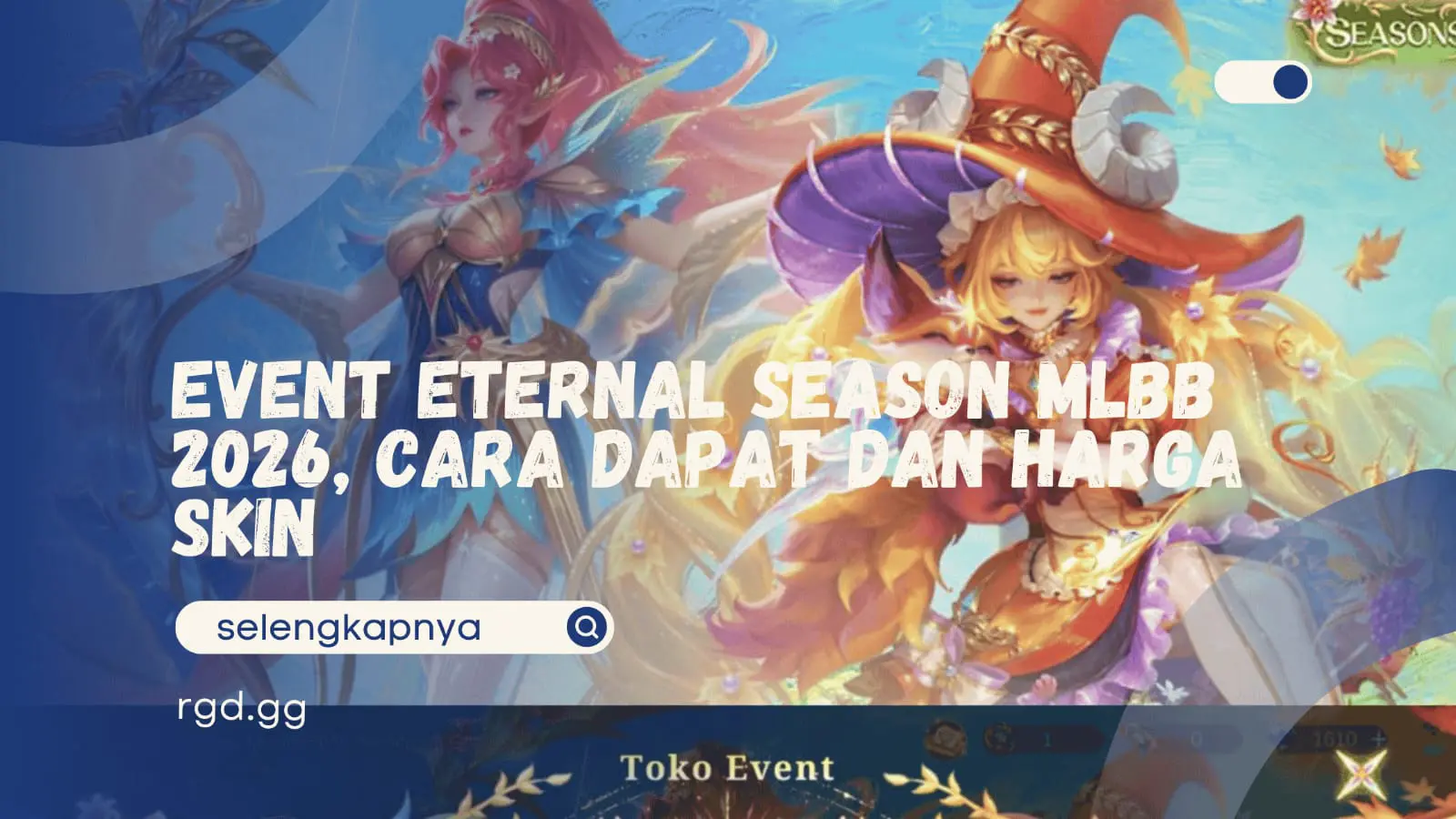 Event Eternal Season MLBB 2026 Miya dan Floryn, Cara Dapat dan Harga Skin